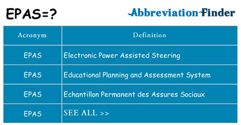 epas meaning
